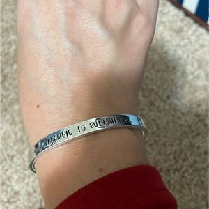“Allergic to Bullshit” Bracelet